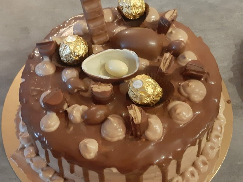 Cliquez pour zoomer ! Layer cake Kinder Bueno Thermomix par cassandra93