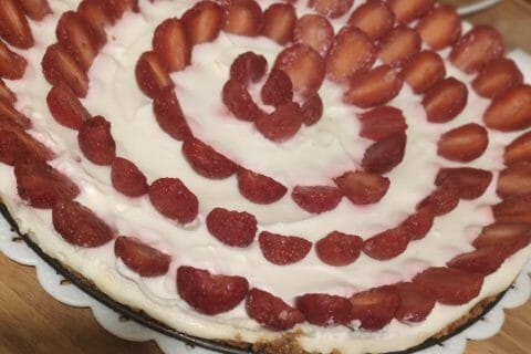 Cliquez pour zoomer ! Tarte aux fraises sans cuisson Thermomix par villea62