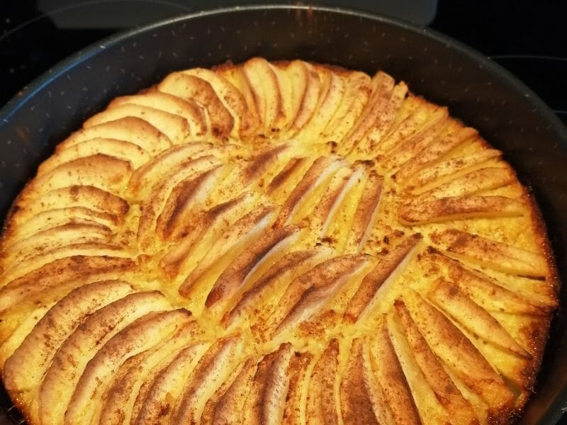 Cliquez pour zoomer ! Tarte aux pommes sans pâte Thermomix par patriciasp