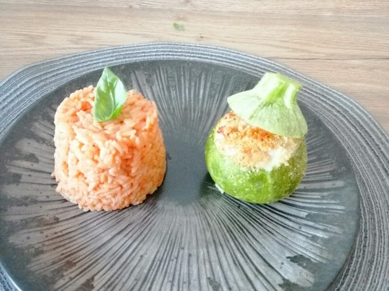 Cliquez pour zoomer ! Courgettes rondes farcies à la ricotta Thermomix par Aurelio83