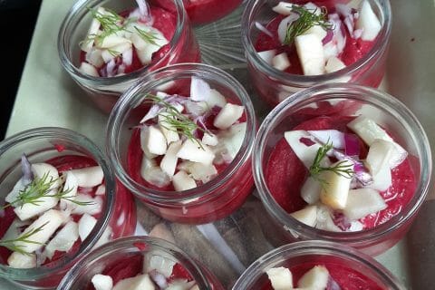 Cliquez pour zoomer ! Gaspacho de betterave et pomme au Thermomix