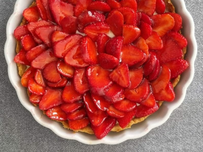 Cliquez pour zoomer ! Tarte aux fraises Thermomix par bibi83