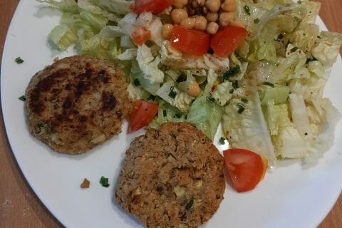 Cliquez pour zoomer ! Steaks lentilles, pois chiches, courgettes Thermomix par delta78