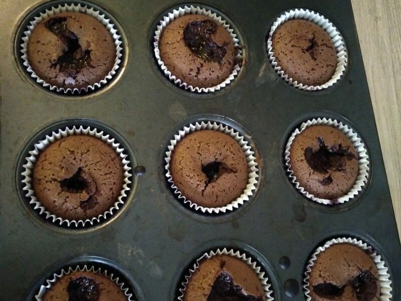 Cliquez pour zoomer ! Fondants aux deux chocolats Thermomix par linda95870