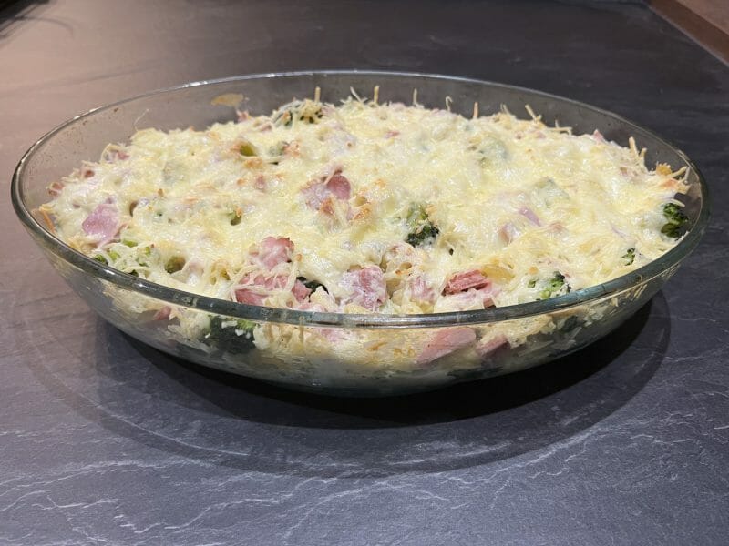 Cliquez pour zoomer ! Gratin de pâtes au brocoli Thermomix par stephanie_418