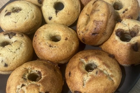 Cliquez pour zoomer ! Cake banane et pépites de chocolat Thermomix par dessdrey