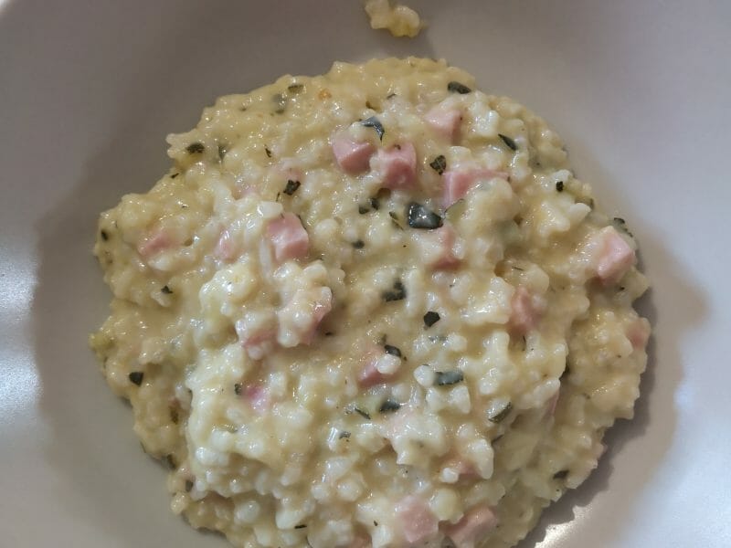 Cliquez pour zoomer ! Risotto champignons et courgettes Thermomix par cec_11