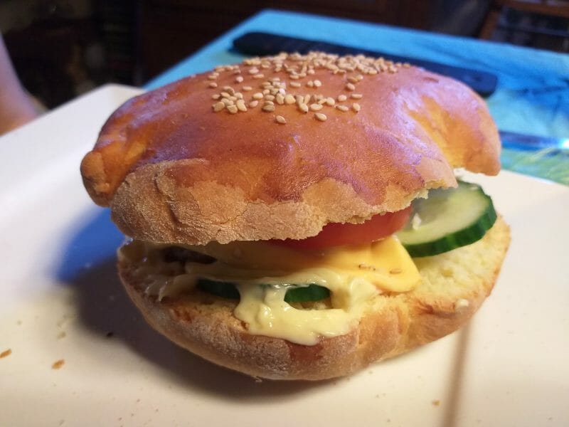 Cliquez pour zoomer ! Pains hamburger Thermomix par stephanie1414