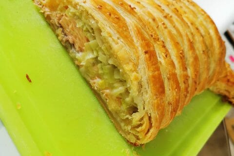 Cliquez pour zoomer ! Feuilleté saumon et poireaux Thermomix par mds2507