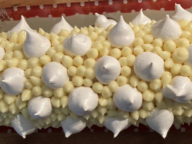 Cliquez pour zoomer ! Bûche au citron meringuée Thermomix par Nessa35