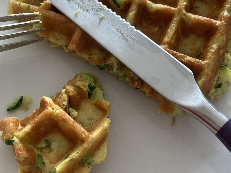 Cliquez pour zoomer ! Gaufres courgettes Thermomix par Nessa35
