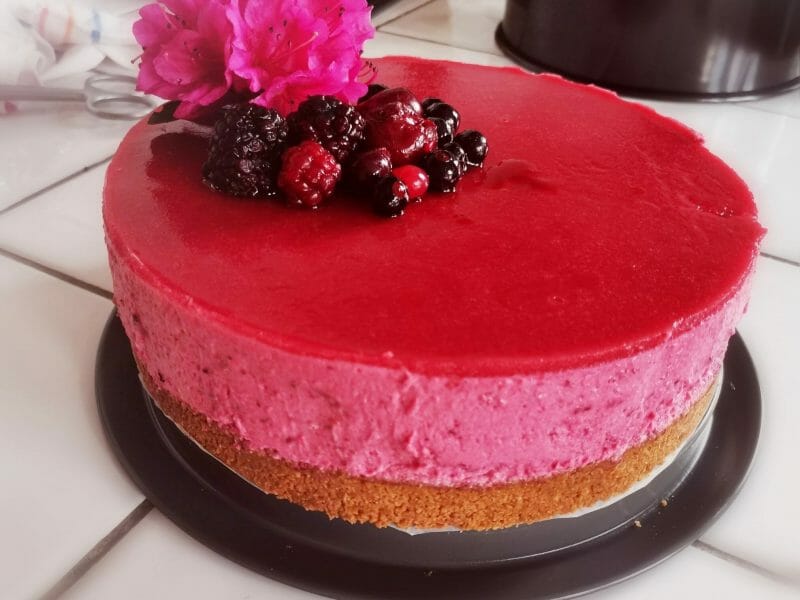 Cliquez pour zoomer ! Bavarois aux framboises Thermomix par kidou28