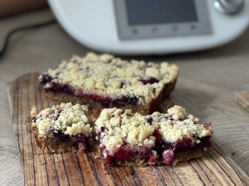 Cliquez pour zoomer ! Tarte aux groseilles façon crumble Thermomix par lucilesplit