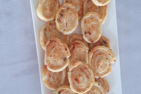Cliquez pour zoomer ! Roulés feuilletés au saumon au Thermomix