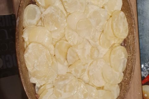 Cliquez pour zoomer ! Gratin dauphinois au confit de canard au Thermomix