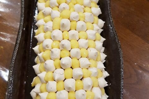 Cliquez pour zoomer ! Bûche au citron meringuée Thermomix par chamalowen