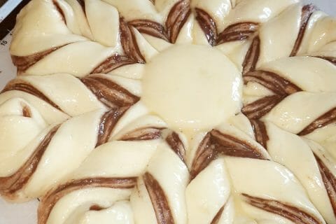 Cliquez pour zoomer ! Brioche étoilée au Nutella Thermomix par emmasavand
