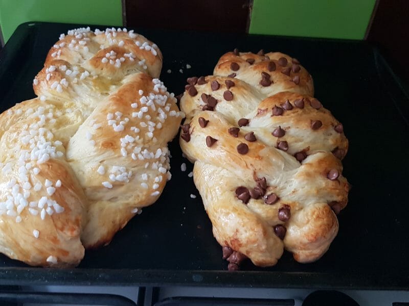 Cliquez pour zoomer ! Brioche tressée à la mie filante Thermomix par fifine35