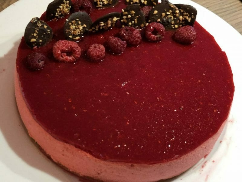 Cliquez pour zoomer ! Bavarois aux framboises Thermomix par joelle_23