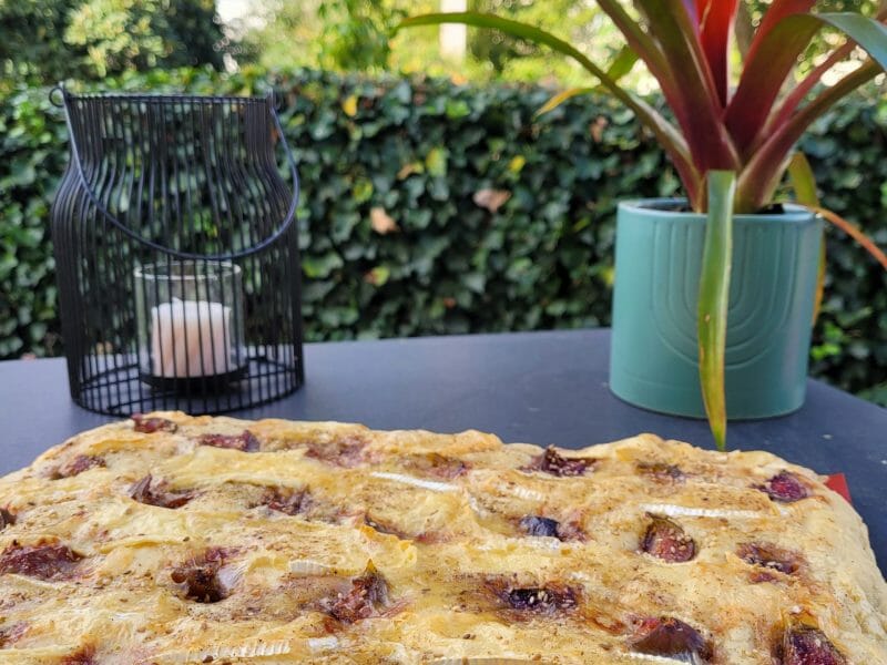 Cliquez pour zoomer ! Focaccia aux figues et gorgonzola Thermomix par supermaniion