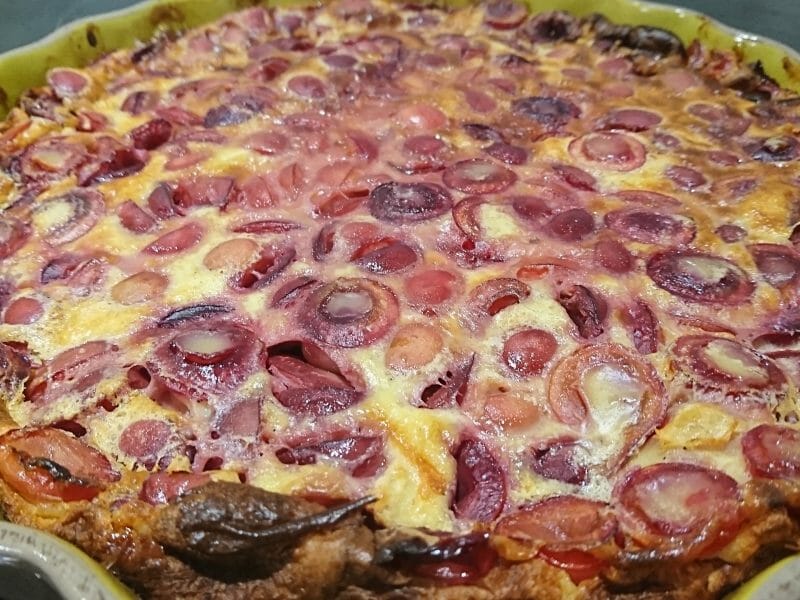 Cliquez pour zoomer ! Clafoutis aux cerises Thermomix par Camille_f