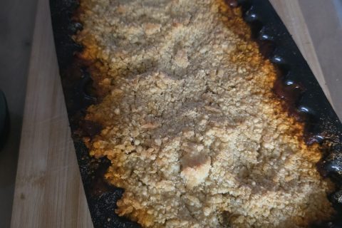 Cliquez pour zoomer ! Crumble poivrons, tomates, parmesan Thermomix par Philnatju