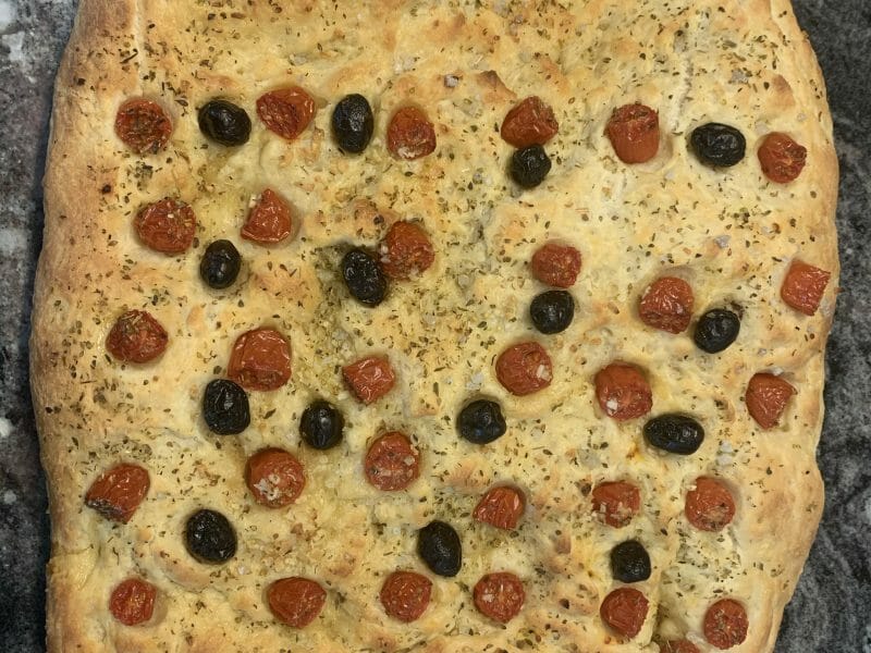 Cliquez pour zoomer ! Focaccia des Pouilles Thermomix par nadlena