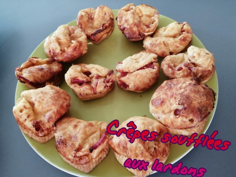 Cliquez pour zoomer ! Crêpes soufflées aux lardons Thermomix par Cla12