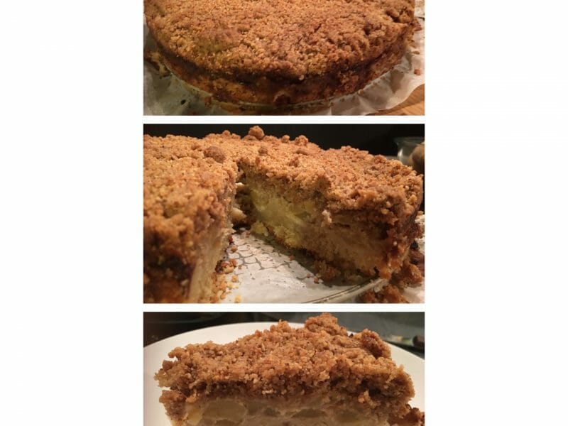 Cliquez pour zoomer ! Tarte aux pommes façon crumble Thermomix par mumu1911