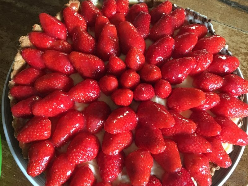 Cliquez pour zoomer ! Tarte aux fraises Thermomix par rikrok