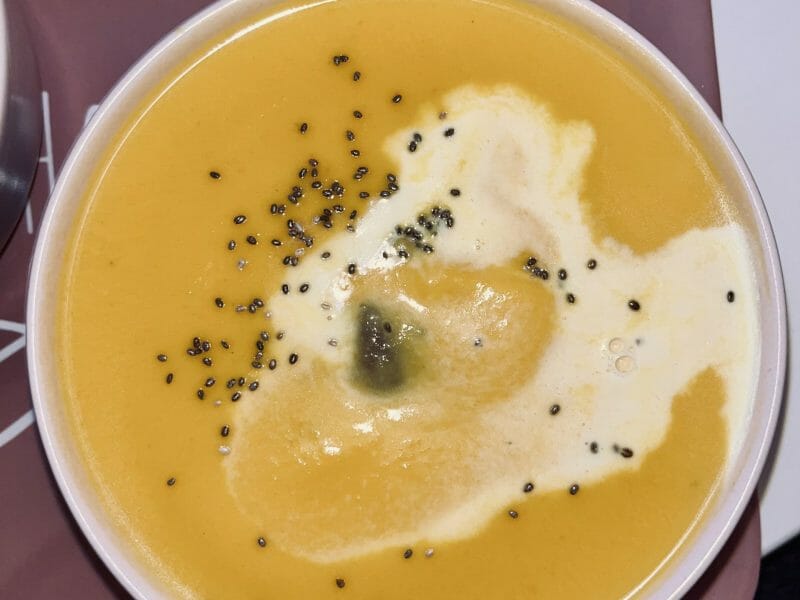 Cliquez pour zoomer ! Velouté de patates douces et carottes Thermomix par Célineee🦋