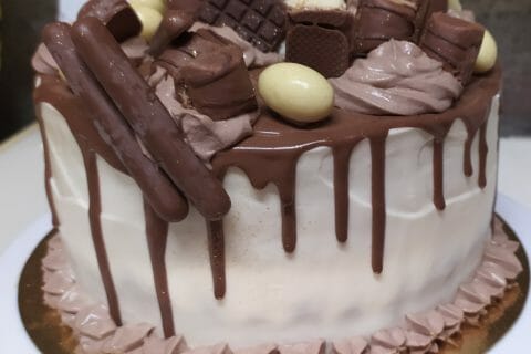 Cliquez pour zoomer ! Layer cake Kinder Bueno Thermomix par Lilou