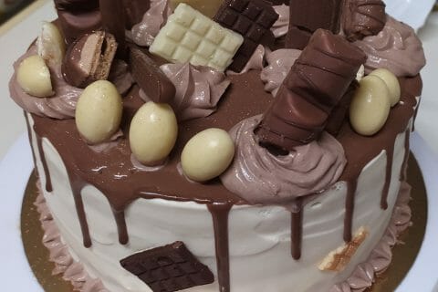 Cliquez pour zoomer ! Layer cake Kinder Bueno Thermomix par Lilou
