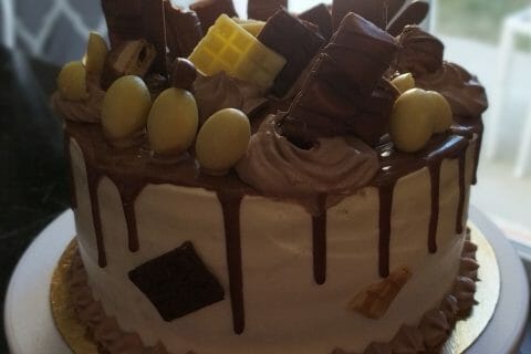 Cliquez pour zoomer ! Layer cake Kinder Bueno Thermomix par Lilou