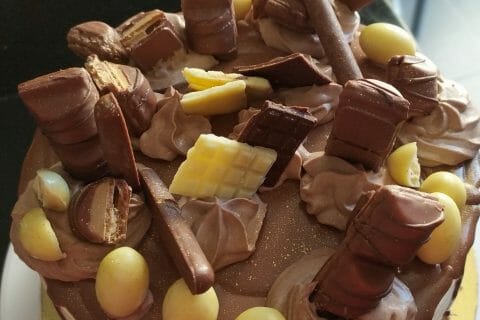 Cliquez pour zoomer ! Layer cake Kinder Bueno Thermomix par Lilou