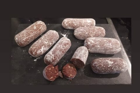 Cliquez pour zoomer ! Saucisson au chocolat Thermomix par Lilou