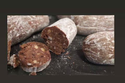Cliquez pour zoomer ! Saucisson au chocolat Thermomix par Lilou
