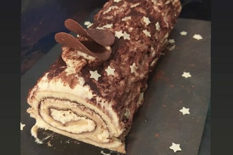 Cliquez pour zoomer ! Bûche Tiramisu Thermomix par Lilou