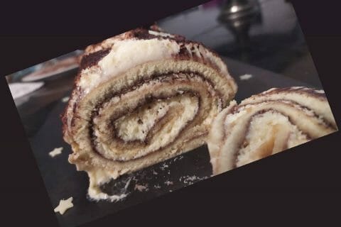 Cliquez pour zoomer ! Bûche Tiramisu Thermomix par Lilou