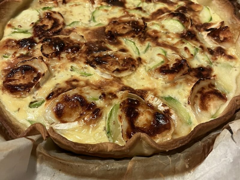 Cliquez pour zoomer ! Tarte courgettes, chèvre et pignons de pin Thermomix par soso404