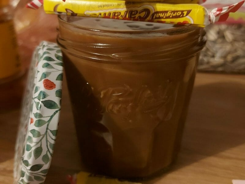 Cliquez pour zoomer ! Pâte à tartiner aux carambars Thermomix par Gwenaëlle