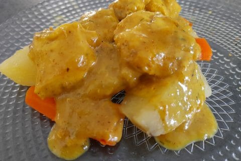 Cliquez pour zoomer ! Blancs de poulet sauce moutarde et curry Thermomix par ana_nas