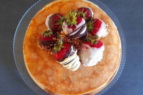 Cliquez pour zoomer ! Gâteau de crêpes à la vanille – Mille crepe cake Thermomix par ana_nas