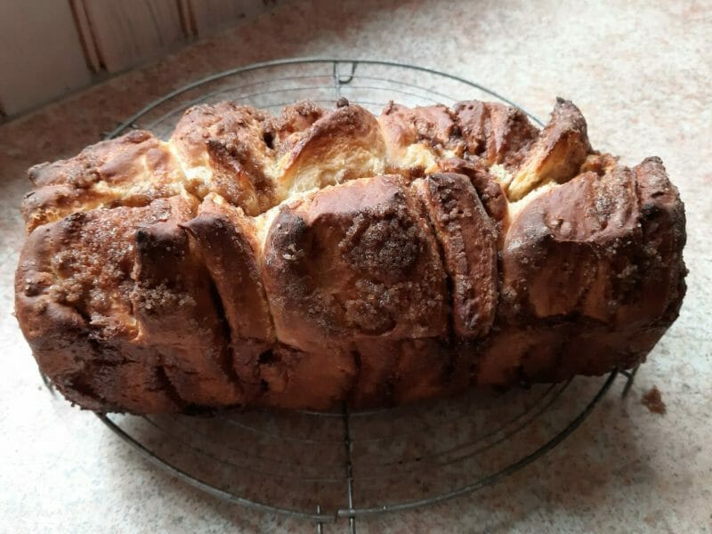 Cliquez pour zoomer ! Brioche à effeuiller à la cannelle Thermomix par geisvila