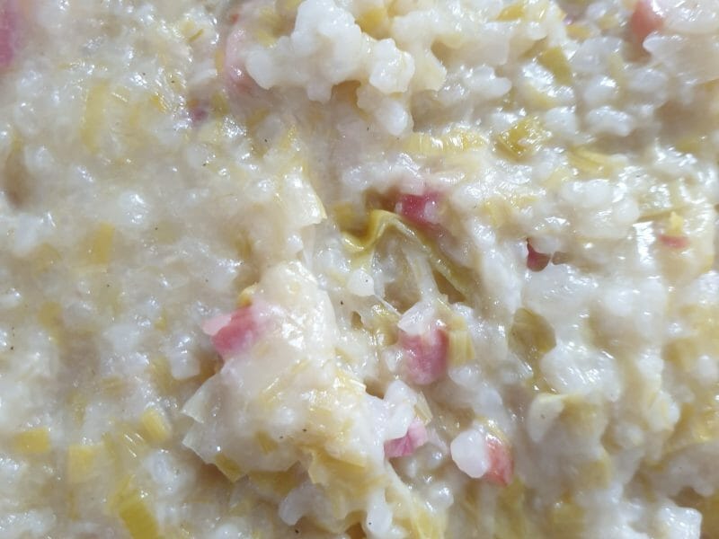 Cliquez pour zoomer ! Risotto poireaux et lardons Thermomix par clementine_liliy