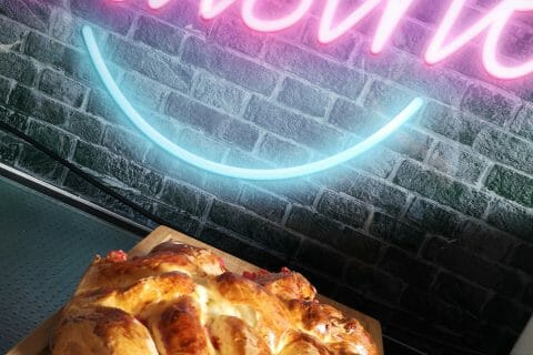 Cliquez pour zoomer ! Brioche aux pralines roses Thermomix par helenefeyeux