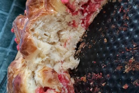 Cliquez pour zoomer ! Brioche aux pralines roses Thermomix par helenefeyeux