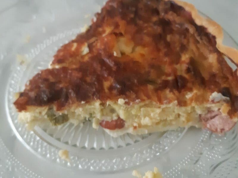 Cliquez pour zoomer ! Flamiche aux poireaux et gorgonzola Thermomix par myriam_89