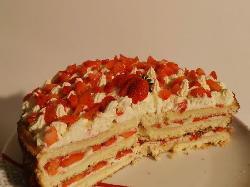 Cliquez pour zoomer ! Shortcake aux fraises Thermomix par nada_6