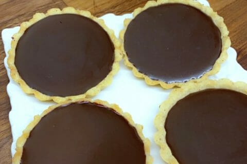 Cliquez pour zoomer ! Tartelettes chocolat et caramel beurre salé Thermomix par prowass